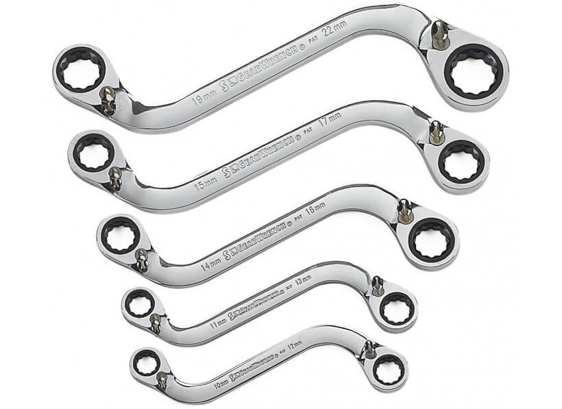 LLAVE COMBINADA CON MATRACA REVERSIBLE DOBLE CAJA EN S 85299