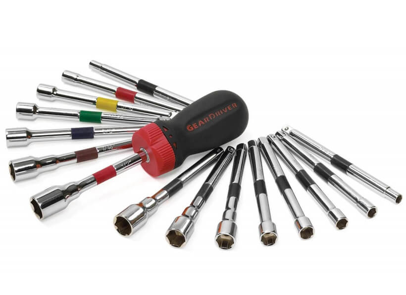 DESARMADORES DE CAJA CON MATRACA 8916D