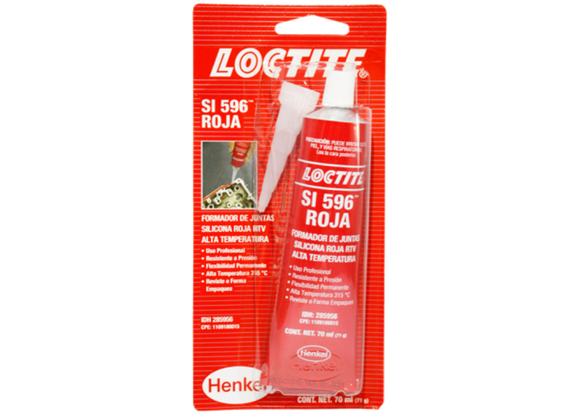596 SILICÓN RTV ROJO